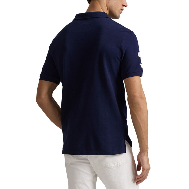 Polo Ralph Lauren Custom Slim Fit Big Pony Mesh Polo Shirt image number 1